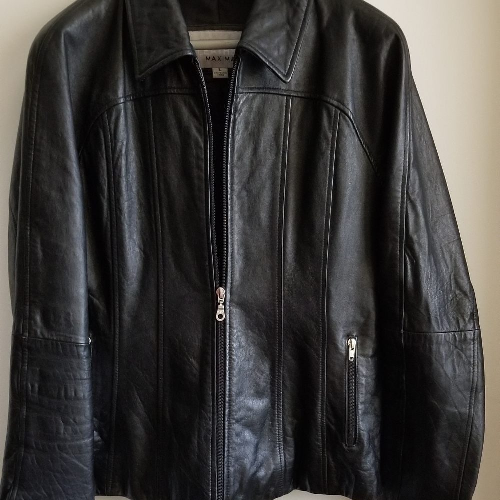 Womans leather jacket